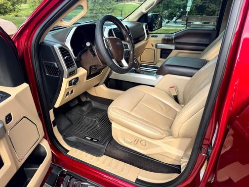 Red 2018 Ford F-150 Lariat