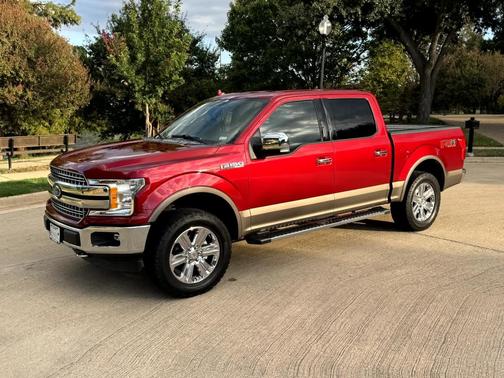 Red 2018 Ford F-150 Lariat