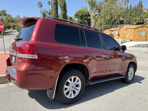 Red 2008 Toyota Land Cruiser Base