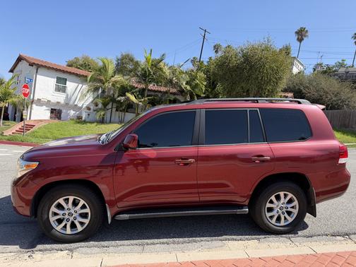 Red 2008 Toyota Land Cruiser Base