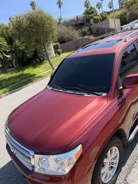 Red 2008 Toyota Land Cruiser Base
