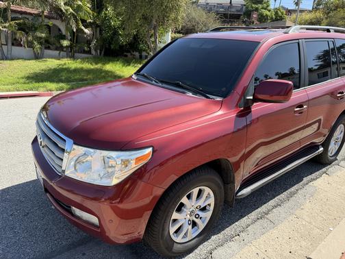 Red 2008 Toyota Land Cruiser Base