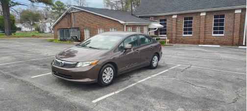 Brown 2012 Honda Civic LX