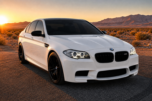 White 2013 BMW M5 Base