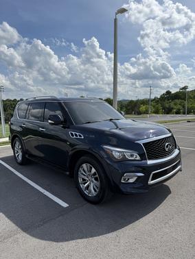 Blue 2017 INFINITI QX80 Base