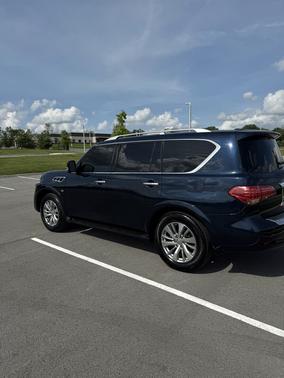 Blue 2017 INFINITI QX80 Base