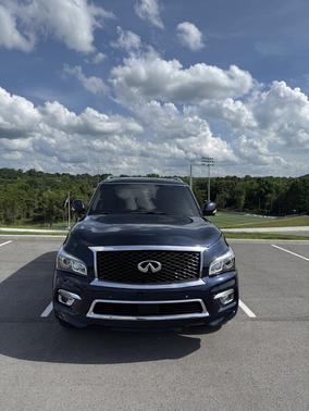 Blue 2017 INFINITI QX80 Base