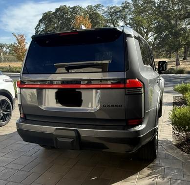 Gray 2025 Lexus GX 550 Luxury+