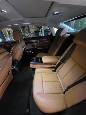 White 2019 Audi A8 L 55