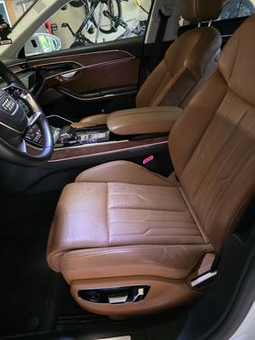 White 2019 Audi A8 L 55
