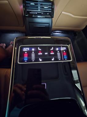 White 2019 Audi A8 L 55