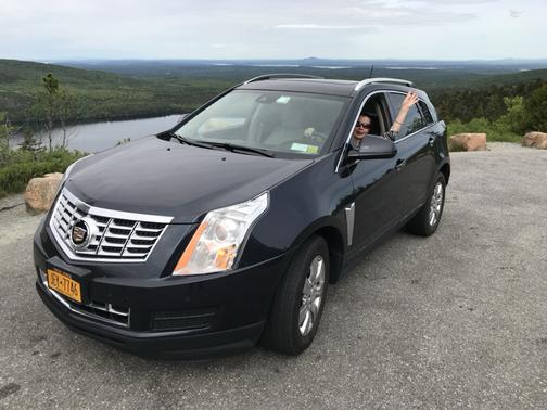 Blue 2016 Cadillac SRX Luxury Collection