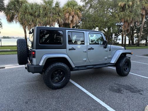 Silver 2013 Jeep Wrangler Unlimited Sahara