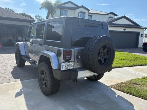Silver 2013 Jeep Wrangler Unlimited Sahara