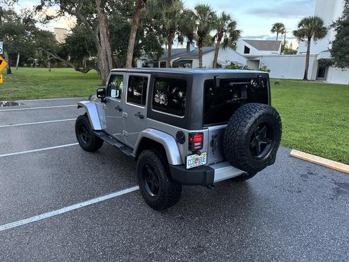 Silver 2013 Jeep Wrangler Unlimited Sahara