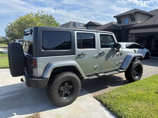 Silver 2013 Jeep Wrangler Unlimited Sahara