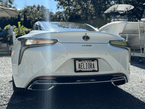 White 2018 Lexus LC 500 Base