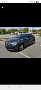 Blue 2014 Chevrolet Cruze 1LT