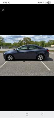 Blue 2014 Chevrolet Cruze 1LT