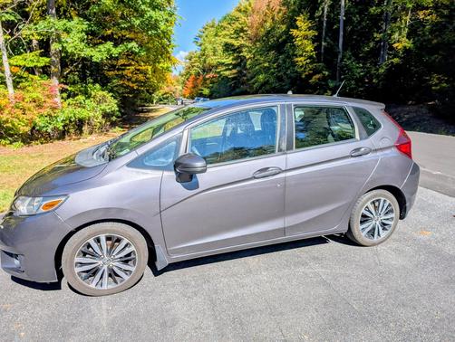 Gray 2015 Honda Fit EX-L
