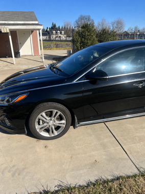 Black 2018 Hyundai SONATA Sport