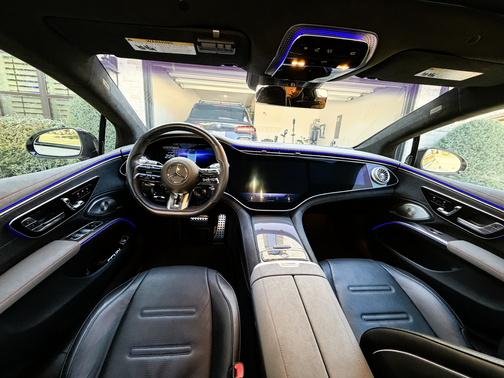 White 2022 Mercedes-Benz EQS 450+ 4MATIC