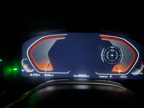 Black 2020 BMW 740 i