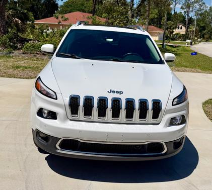 White 2015 Jeep Cherokee Limited