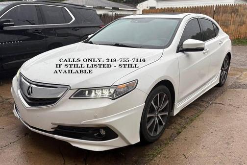 White 2016 Acura TLX V6 Advance