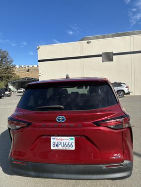 Red 2021 Toyota Sienna XLE