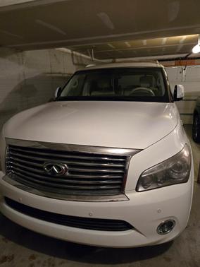 White 2014 INFINITI QX80 Base