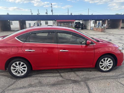 Red 2018 Nissan Sentra SV