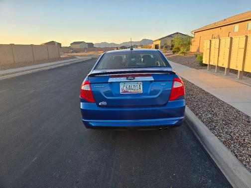 Blue 2012 Ford Fusion SEL