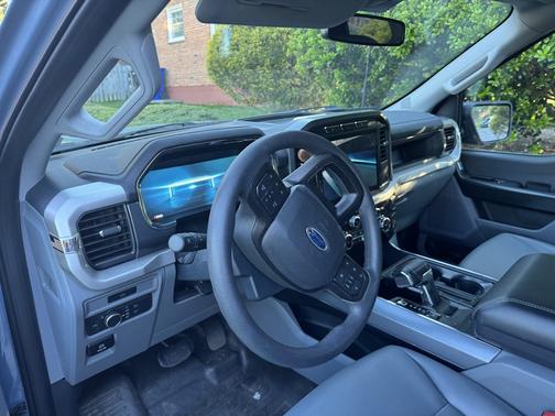 Blue 2023 Ford F-150 Lightning Pro