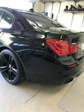 Black 2010 BMW 750 Li