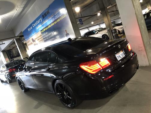 Black 2010 BMW 750 Li