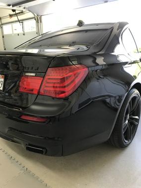 Black 2010 BMW 750 Li