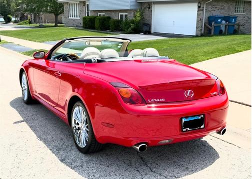 Red 2004 Lexus SC 430 Base
