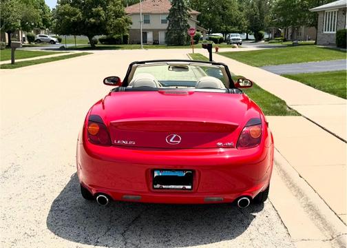 Red 2004 Lexus SC 430 Base