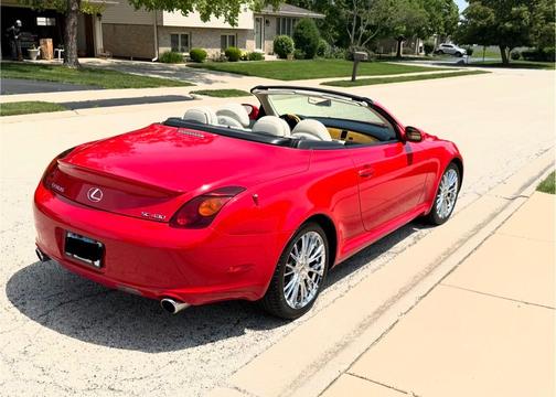 Red 2004 Lexus SC 430 Base