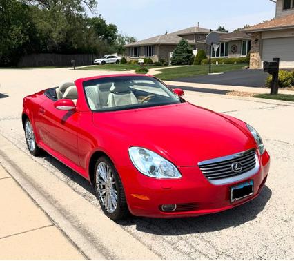 Red 2004 Lexus SC 430 Base