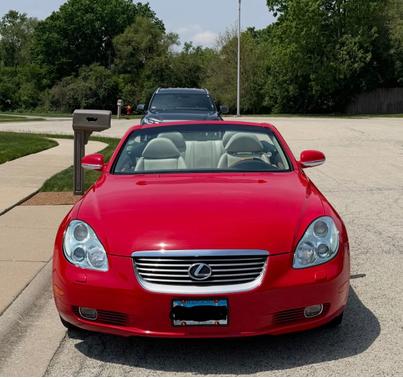 Red 2004 Lexus SC 430 Base