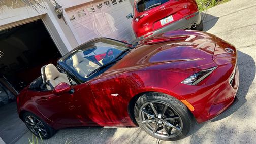 Red 2019 Mazda MX-5 Miata Grand Touring