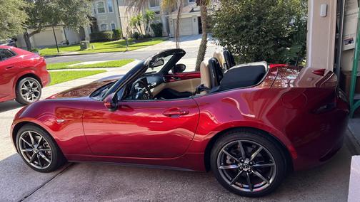 Red 2019 Mazda MX-5 Miata Grand Touring