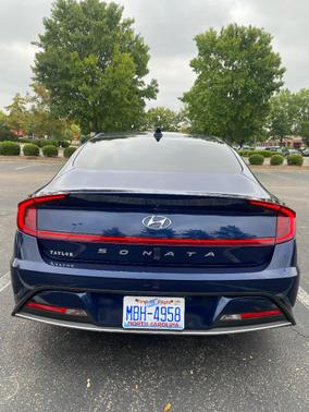 Blue 2021 Hyundai SONATA SE