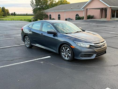 Blue 2016 Honda Civic EX