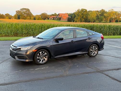 Blue 2016 Honda Civic EX
