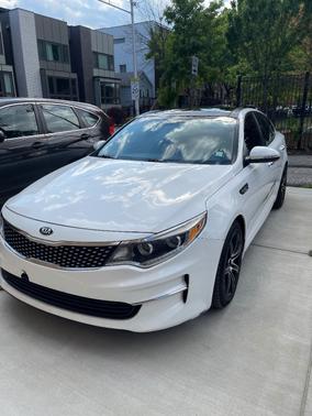 White 2016 Kia Optima EX