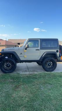 Beige 2016 Jeep Wrangler Willys Wheeler