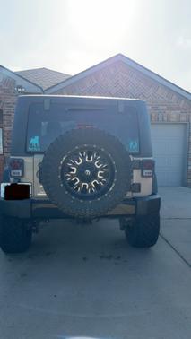 Beige 2016 Jeep Wrangler Willys Wheeler